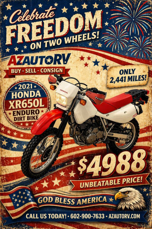 2021 Used Honda XR650L image 1