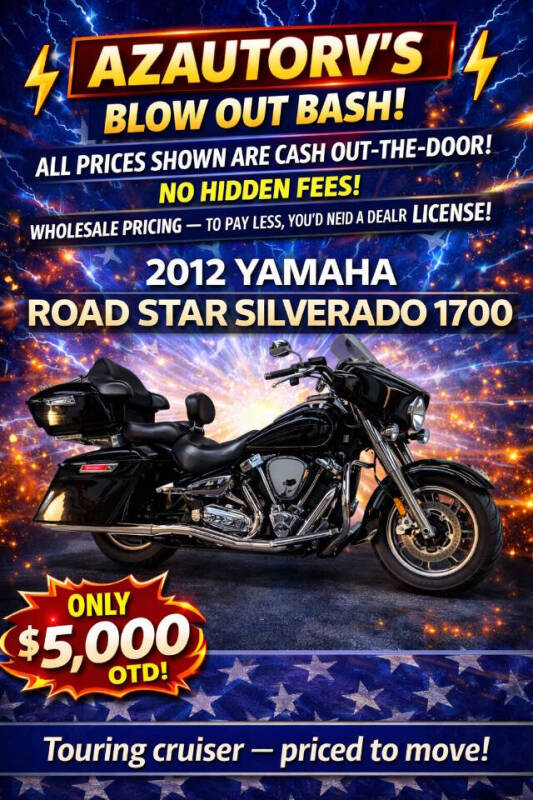 2012 Used Yamaha Road Star Touring image 1