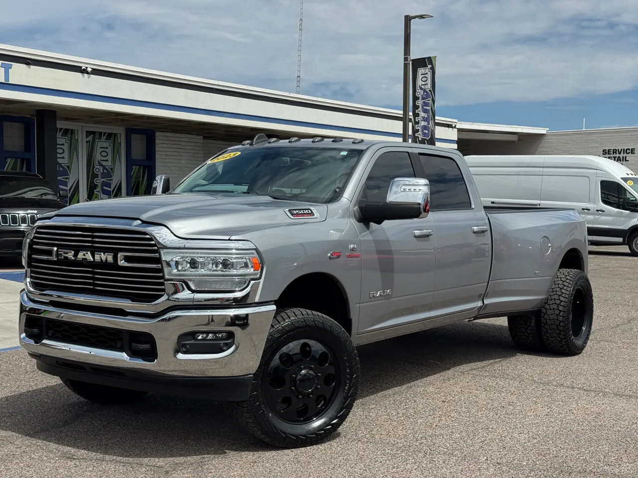 2023 Used Ram 3500 Laramie 4x4 Crew Cab 8' Box image 1