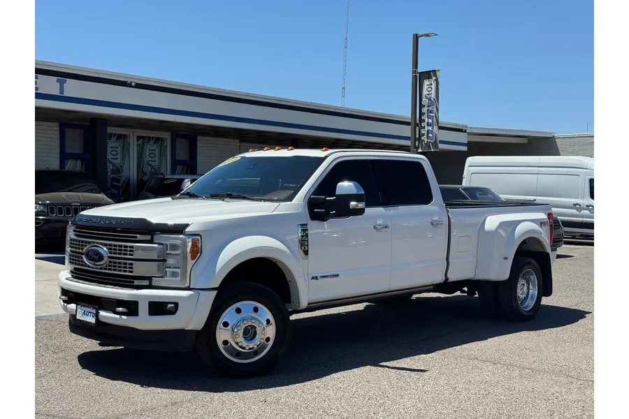 2018 Used Ford Super Duty F-450 DRW Platinum 4WD Crew Cab 8' Box